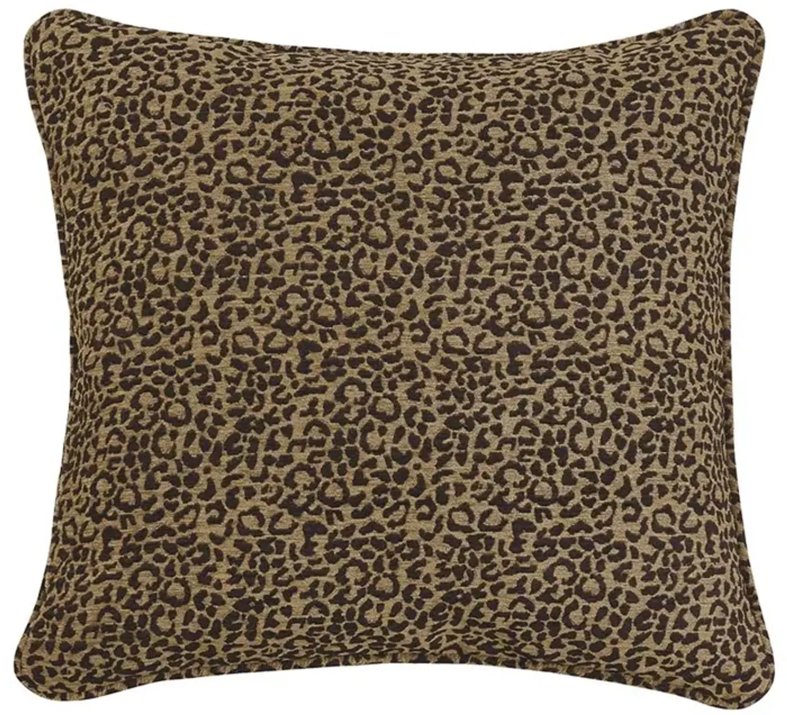 Adrienne Leopard Tan and Black Euro Sham