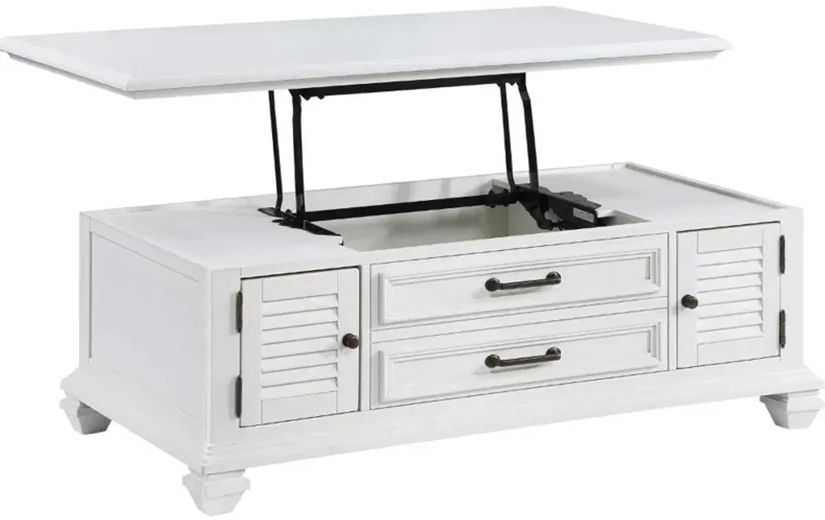 Charlestown White Coffee Table