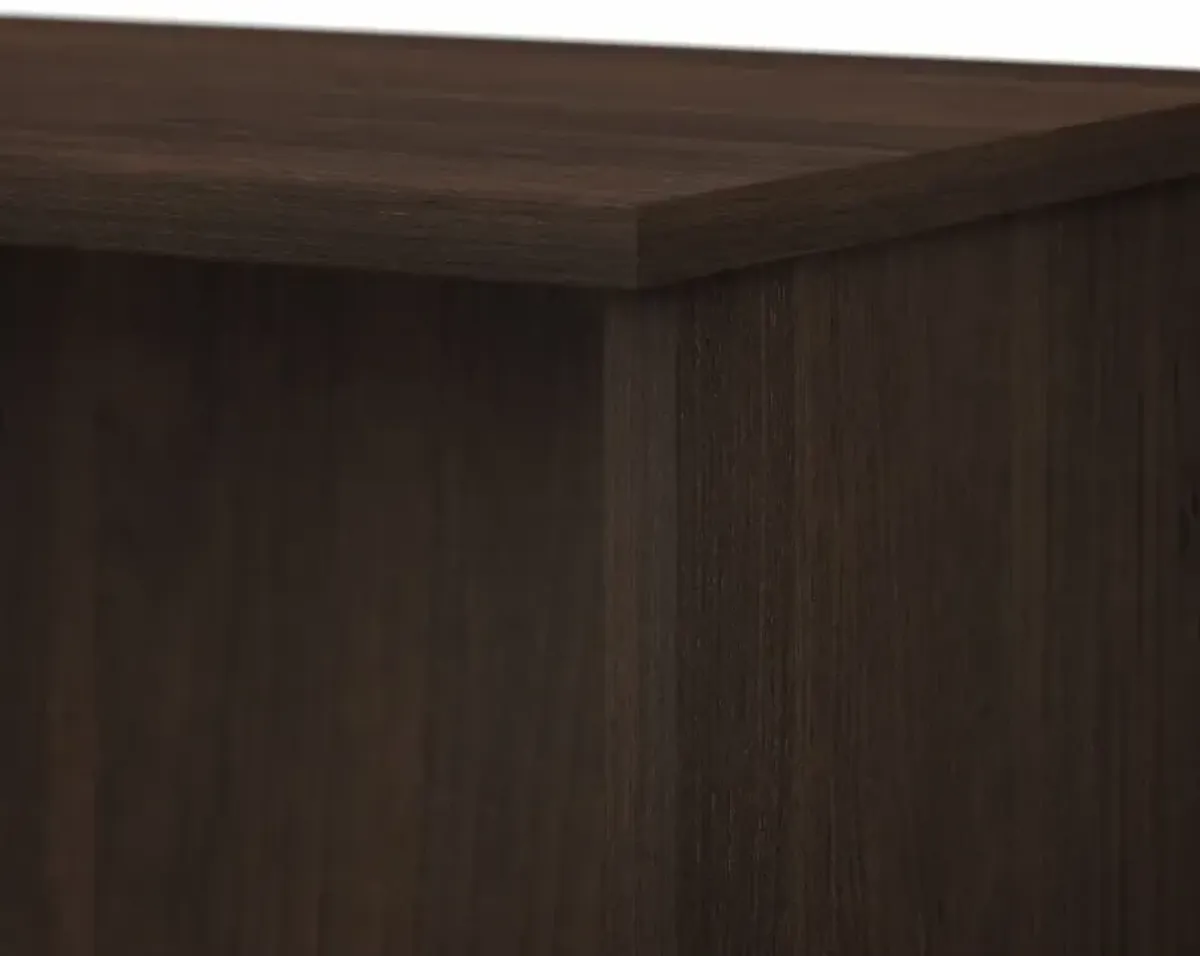 Bush Business Black Walnut Bookcase