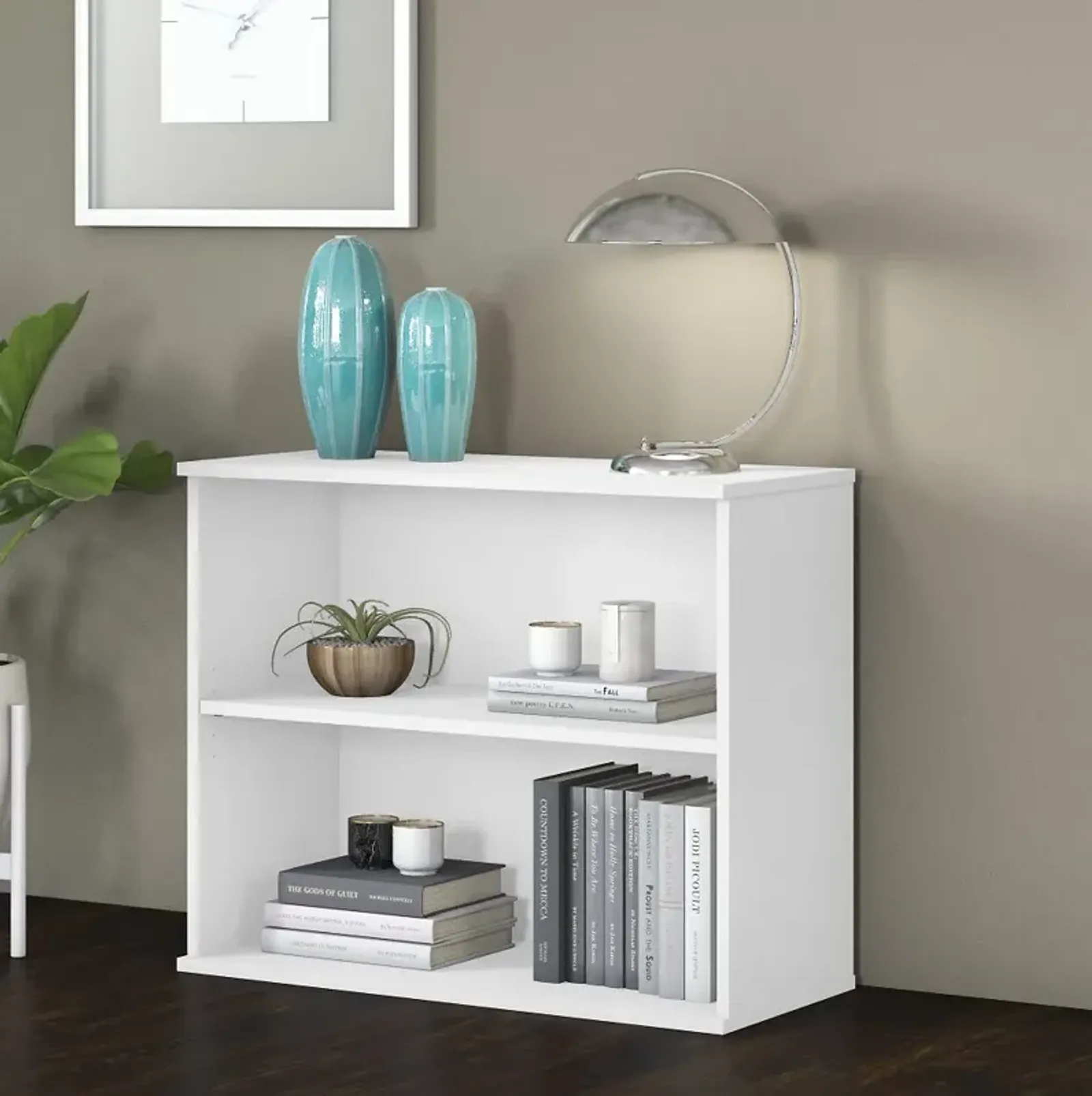 Bush Business White Bookcase - Bush Furniture