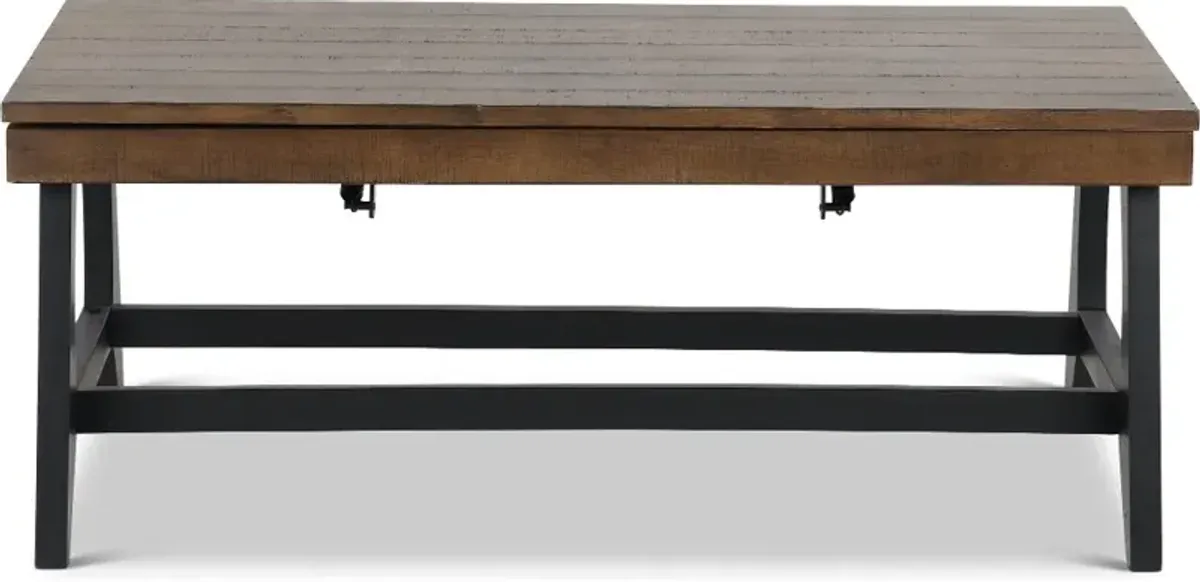 Ralston Honey and Black Coffee Table