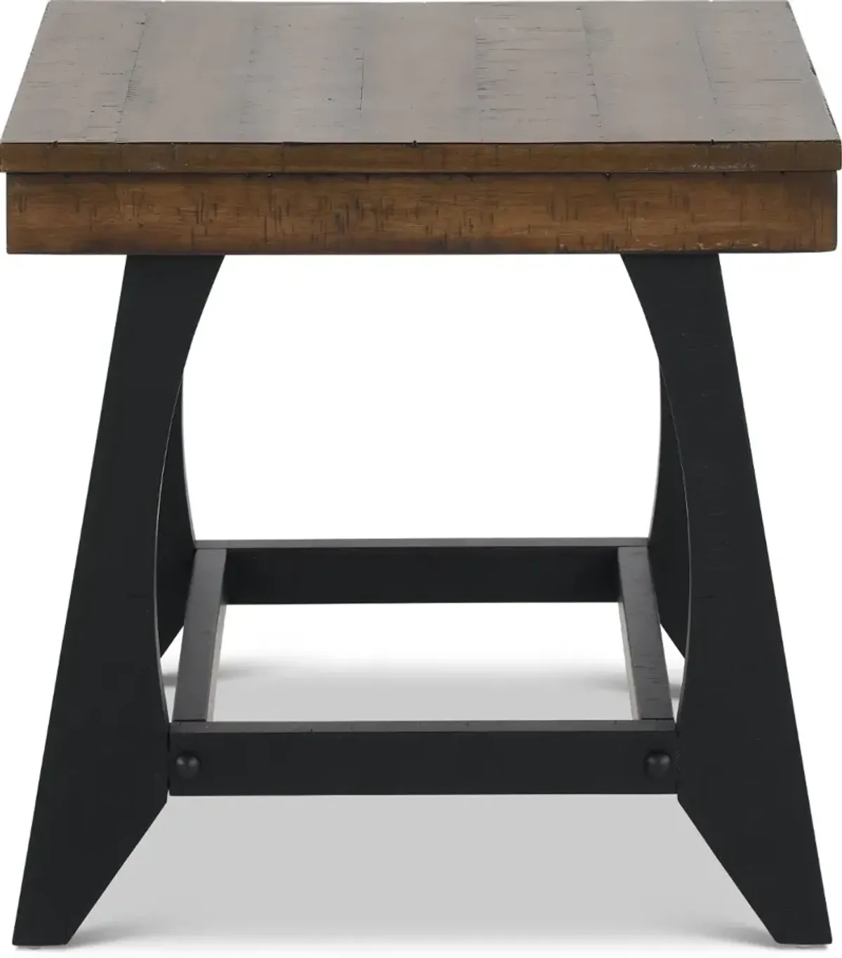 Ralston Honey and Black End Table