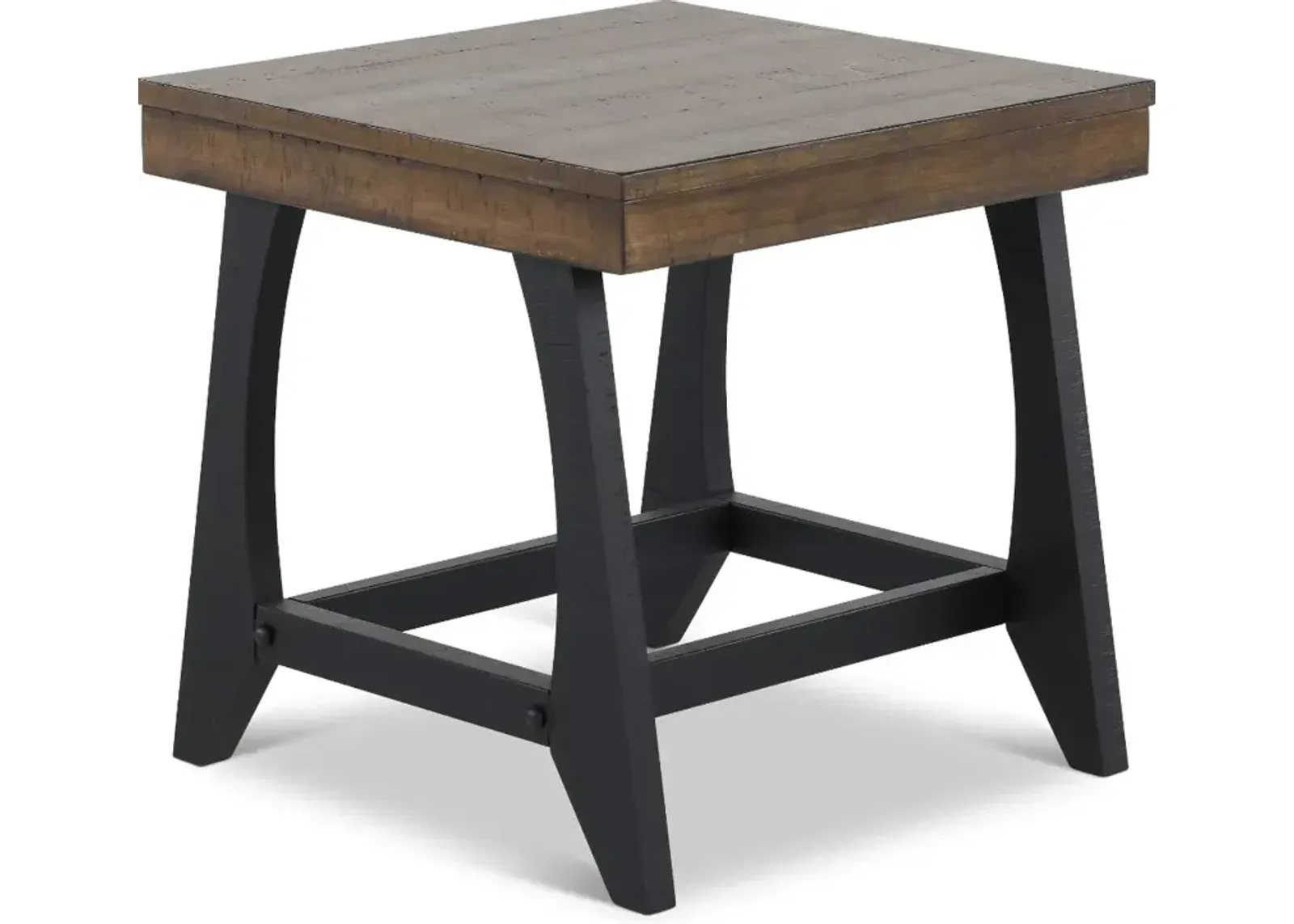 Ralston Honey and Black End Table