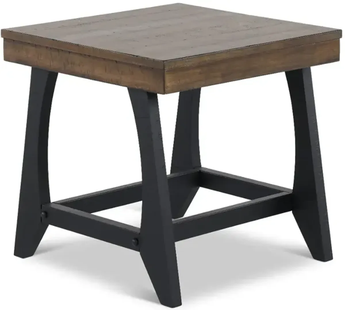 Ralston Black and Brown End Table