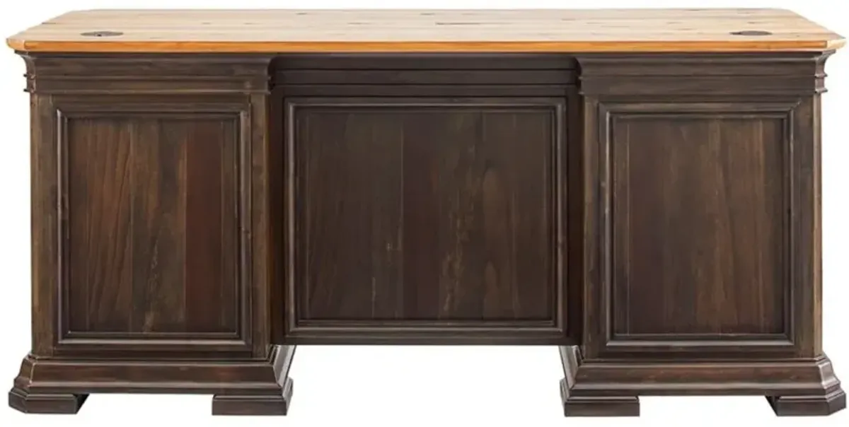 Sonoma Coffee Double Pedestal Desk