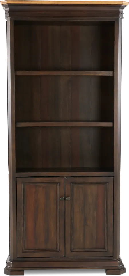 Sonoma Coffee Brown Storage Bookcase