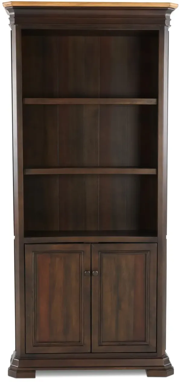 Sonoma Brown Storage Bookcase