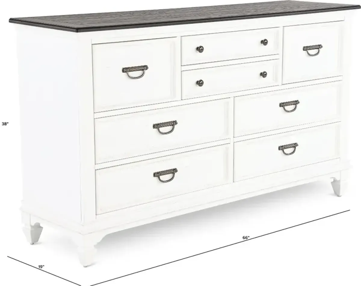 Allyson Park White Dresser