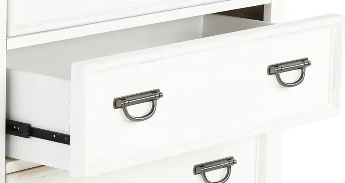 Allyson Park White Chest of Drawers