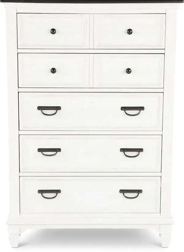 Allyson Park White Chest of Drawers