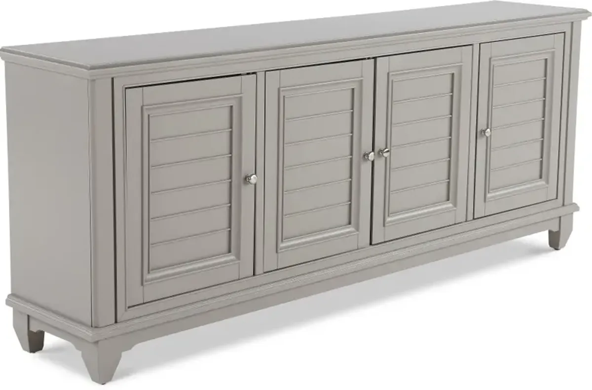 Belmar Twilight Gray 81" TV Stand