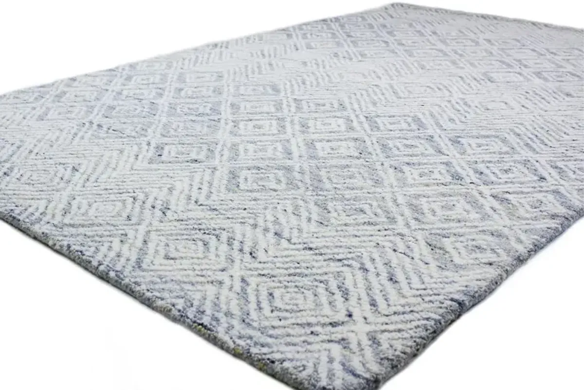 Verona 8 x 10 Naana Contemporary Blue Area Rug