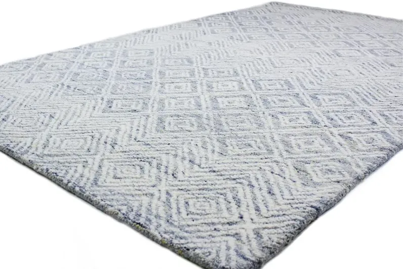 Verona 9 x 12 Naana Contemporary Blue Area Rug