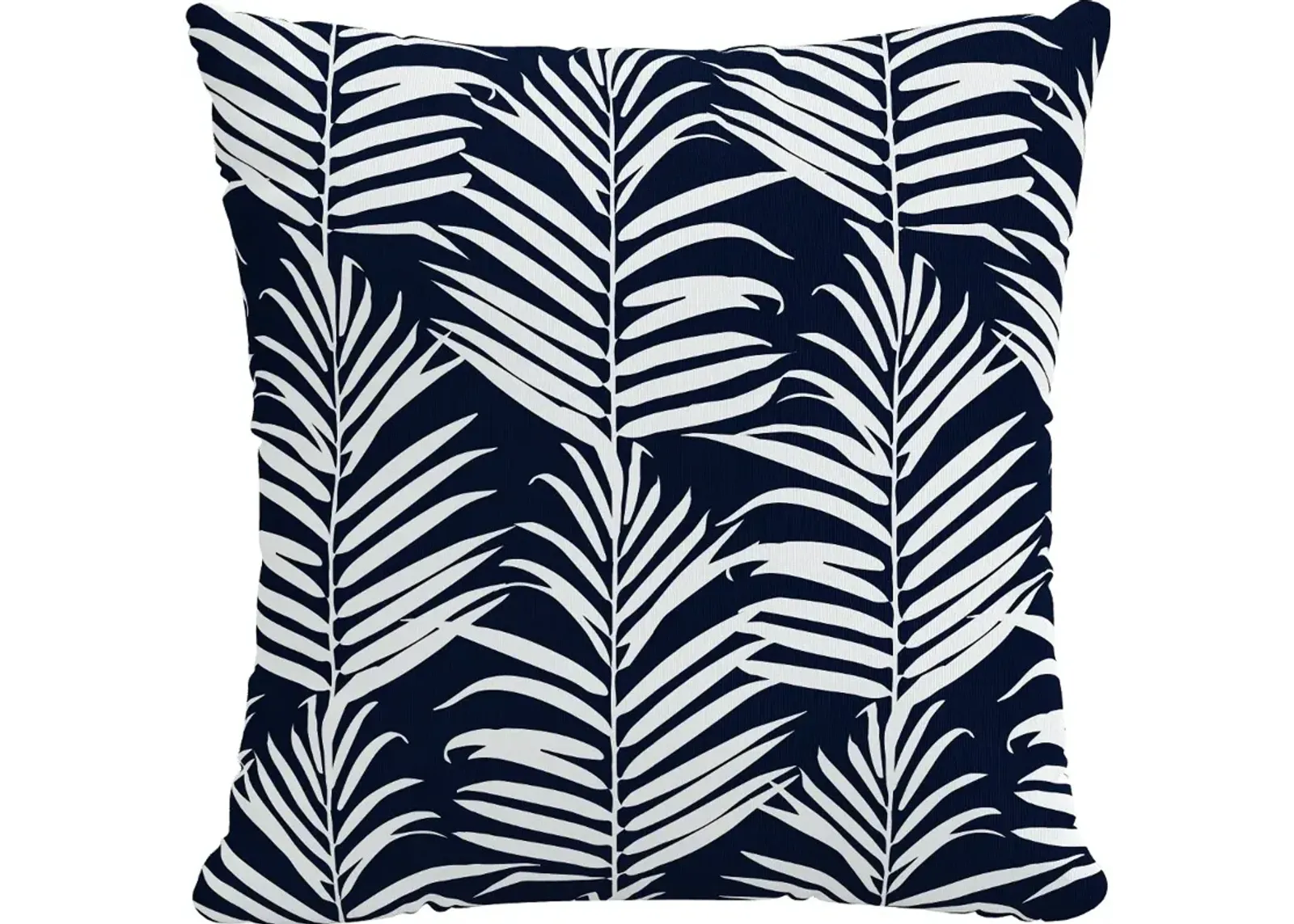 18" Navy Palm Throw Pillow - Skyline Furniture