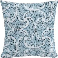 18" Sea Fan Blue Pillow - Skyline Furniture