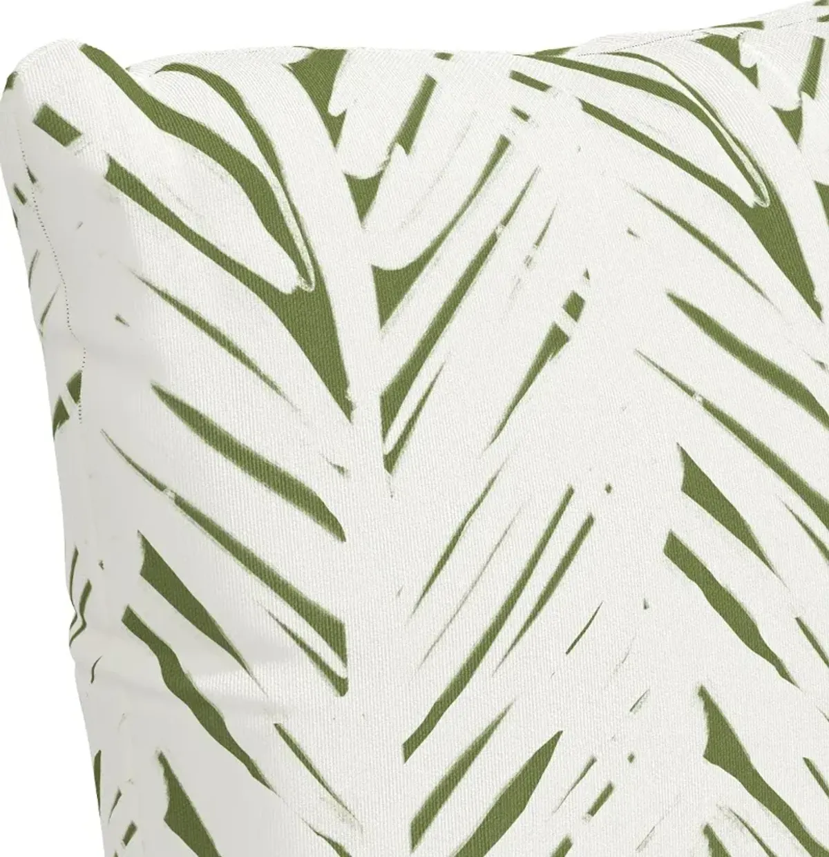 18" Brush Palm Leaf Pillow - Skyline Furniture