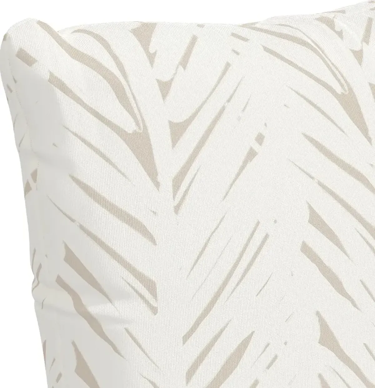 Kavala 18" Brush Palm Natural Pillow - Skyline Furniture