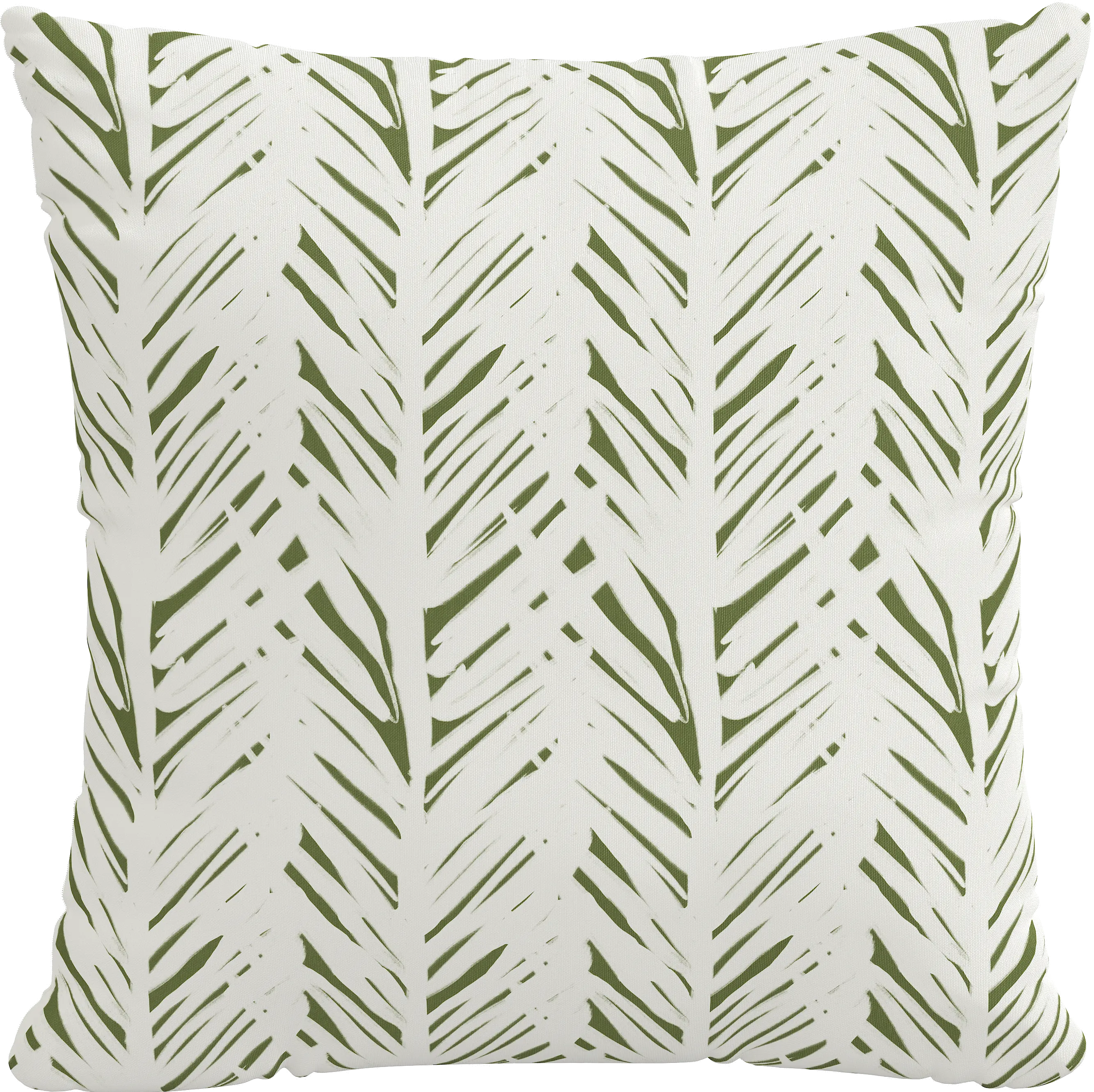 22" Brush Palm Leaf Pillow - Skyline Furniture