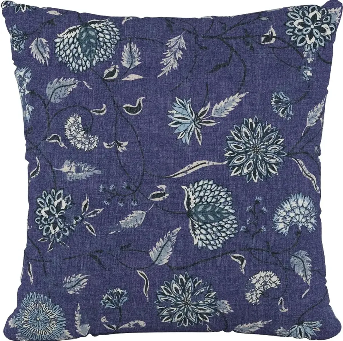 18" Dahlia Indigo Pillow - Skyline Furniture