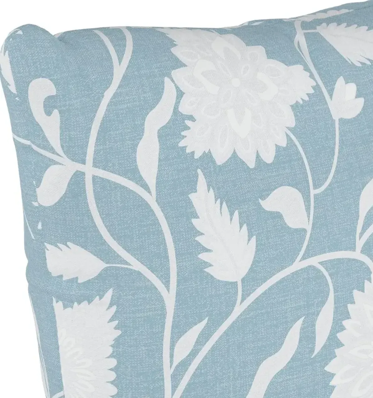 18" Dahlia Icy Blue Pillow - Skyline Furniture