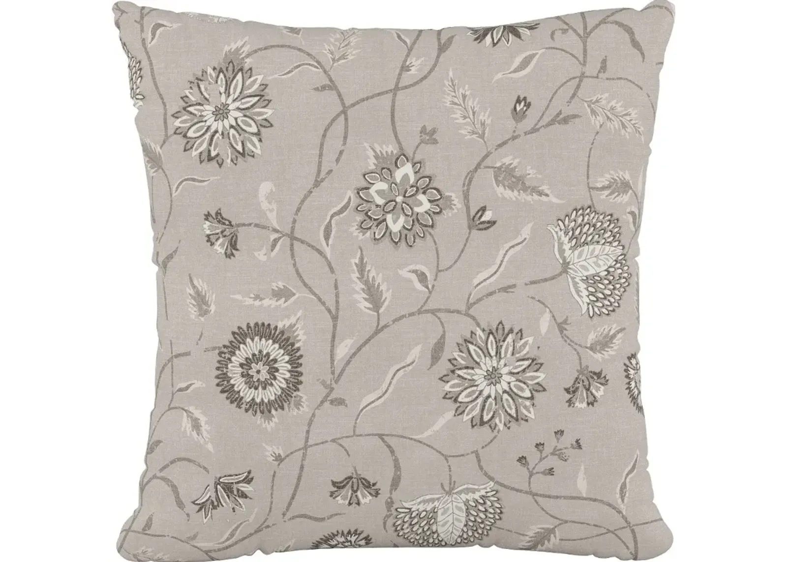 18" Dahlia Taupe Pillow - Skyline Furniture