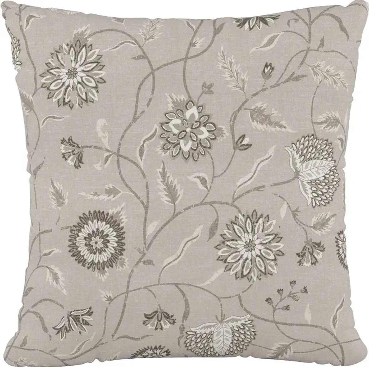 18" Dahlia Taupe Pillow - Skyline Furniture