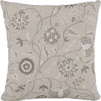 18" Dahlia Taupe Pillow - Skyline Furniture