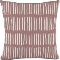18" Dash Dusty Pink Pillow - Skyline Furniture