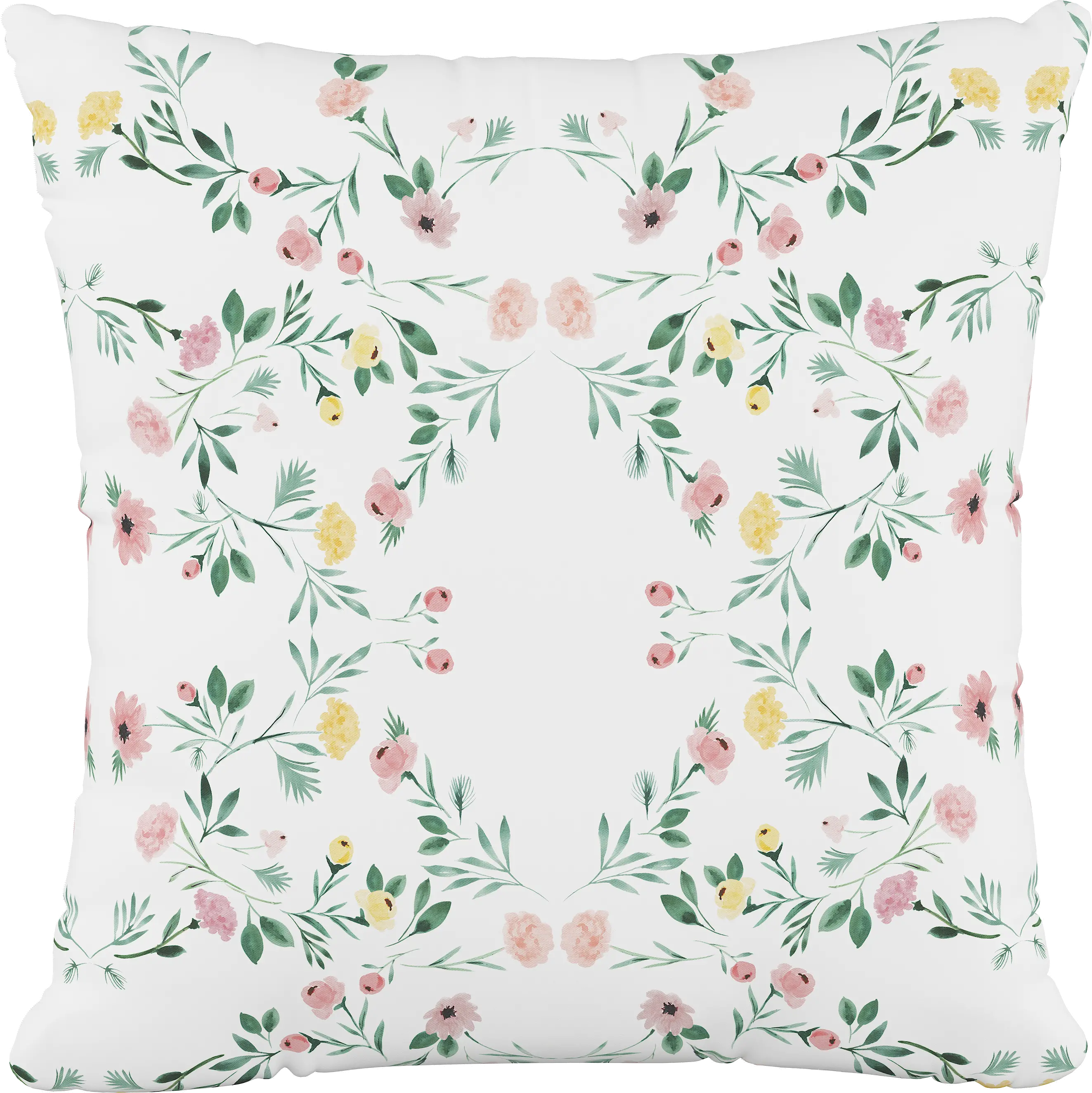 18" Kaleidoscope Floral Pillow - Skyline Furniture