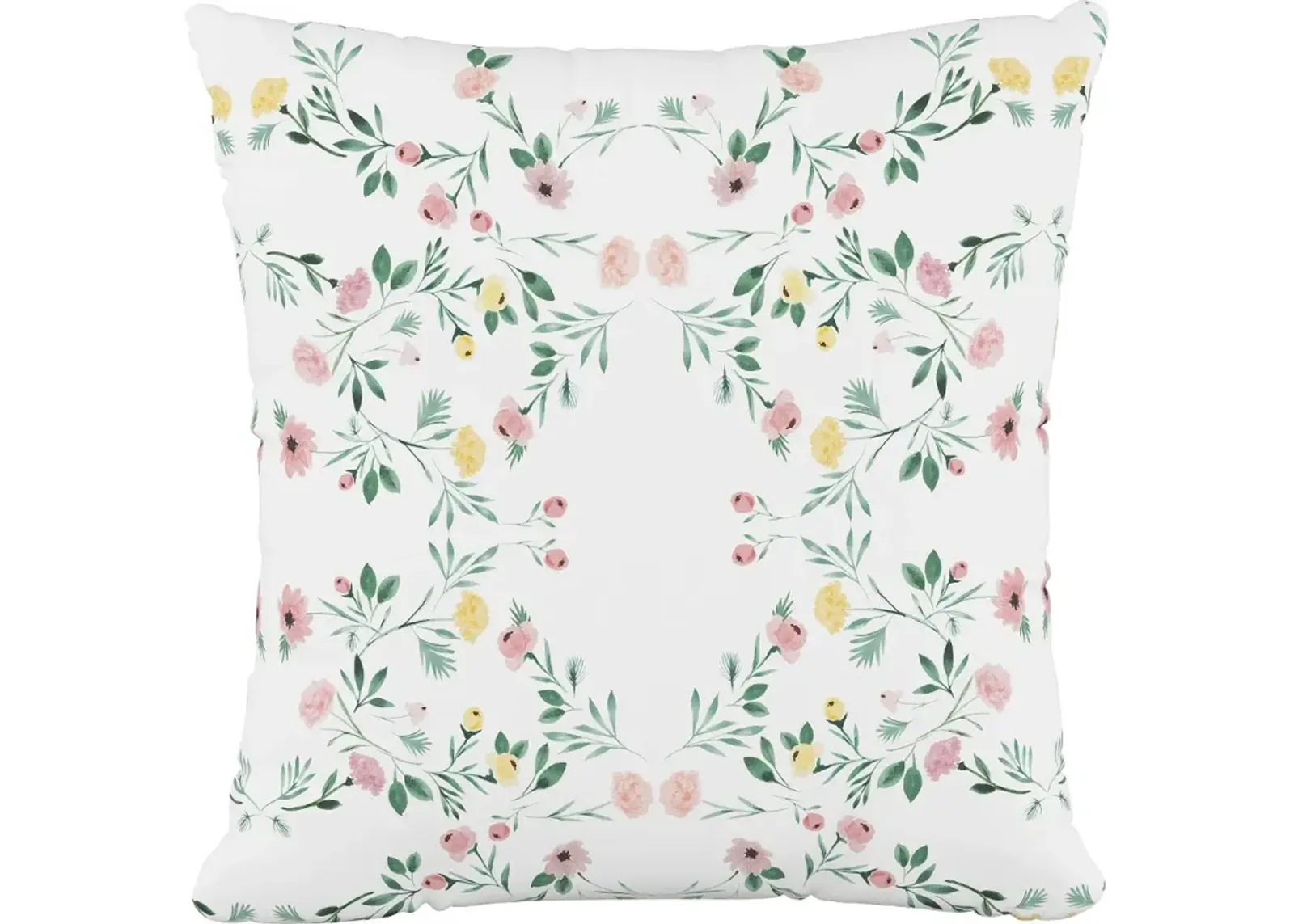 18" Kaleidoscope Floral Pillow - Skyline Furniture