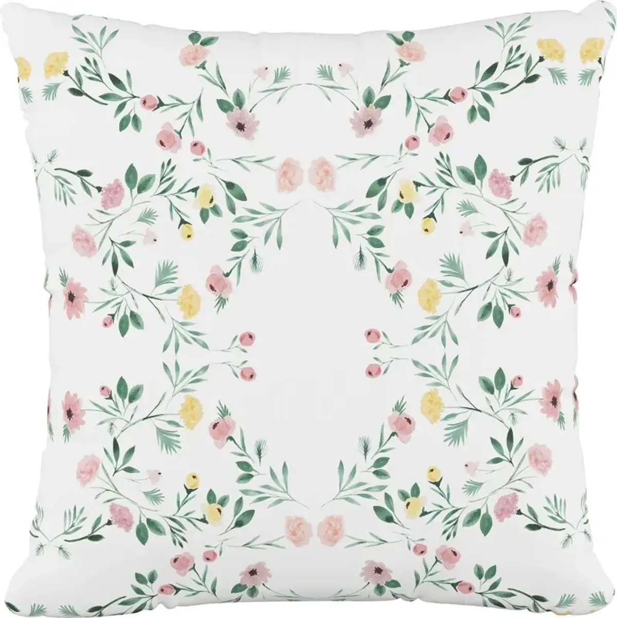 18" Kaleidoscope Floral Pillow - Skyline Furniture