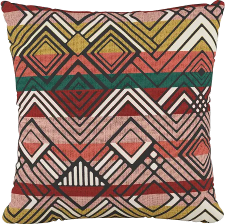 18" Mercado Weave Multicolored Pillow - Skyline Furniture
