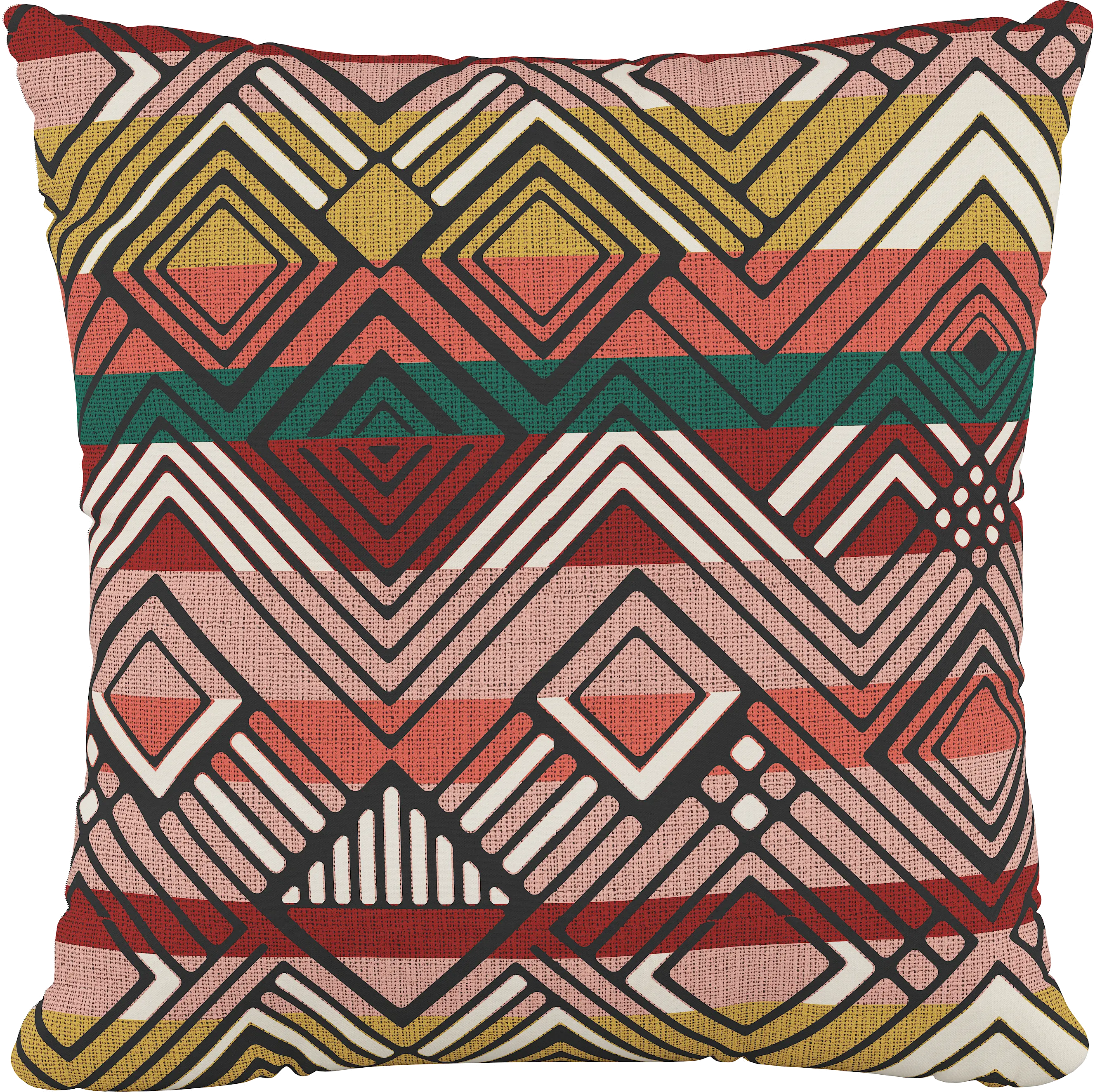 18" Mercado Weave Multicolored Pillow - Skyline Furniture