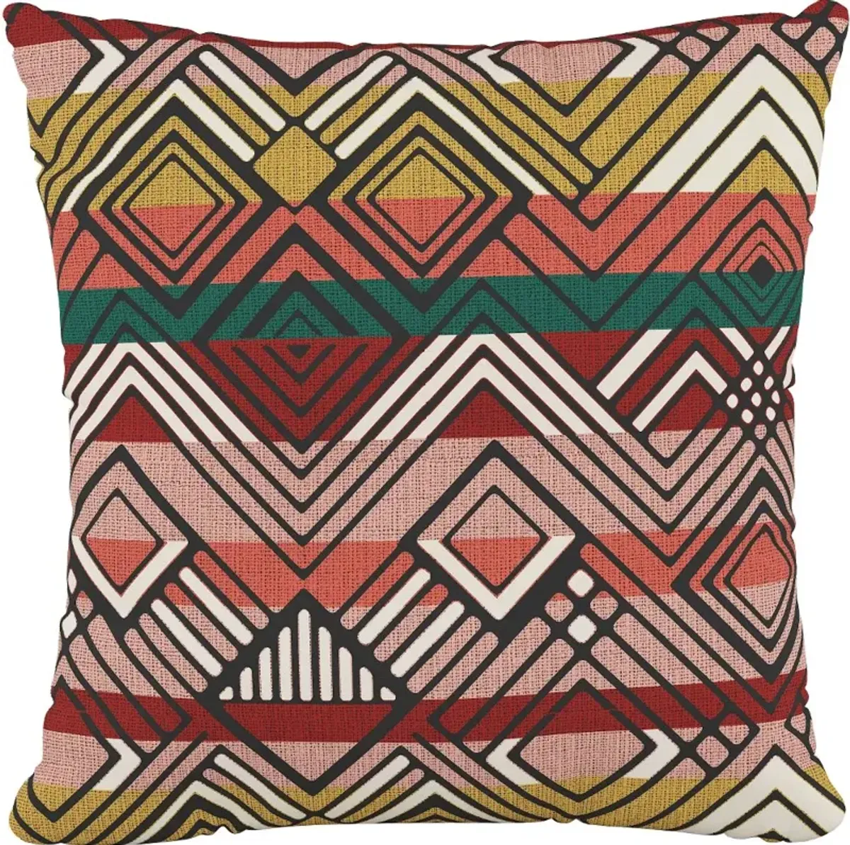 18" Mercado Weave Multicolored Pillow - Skyline Furniture