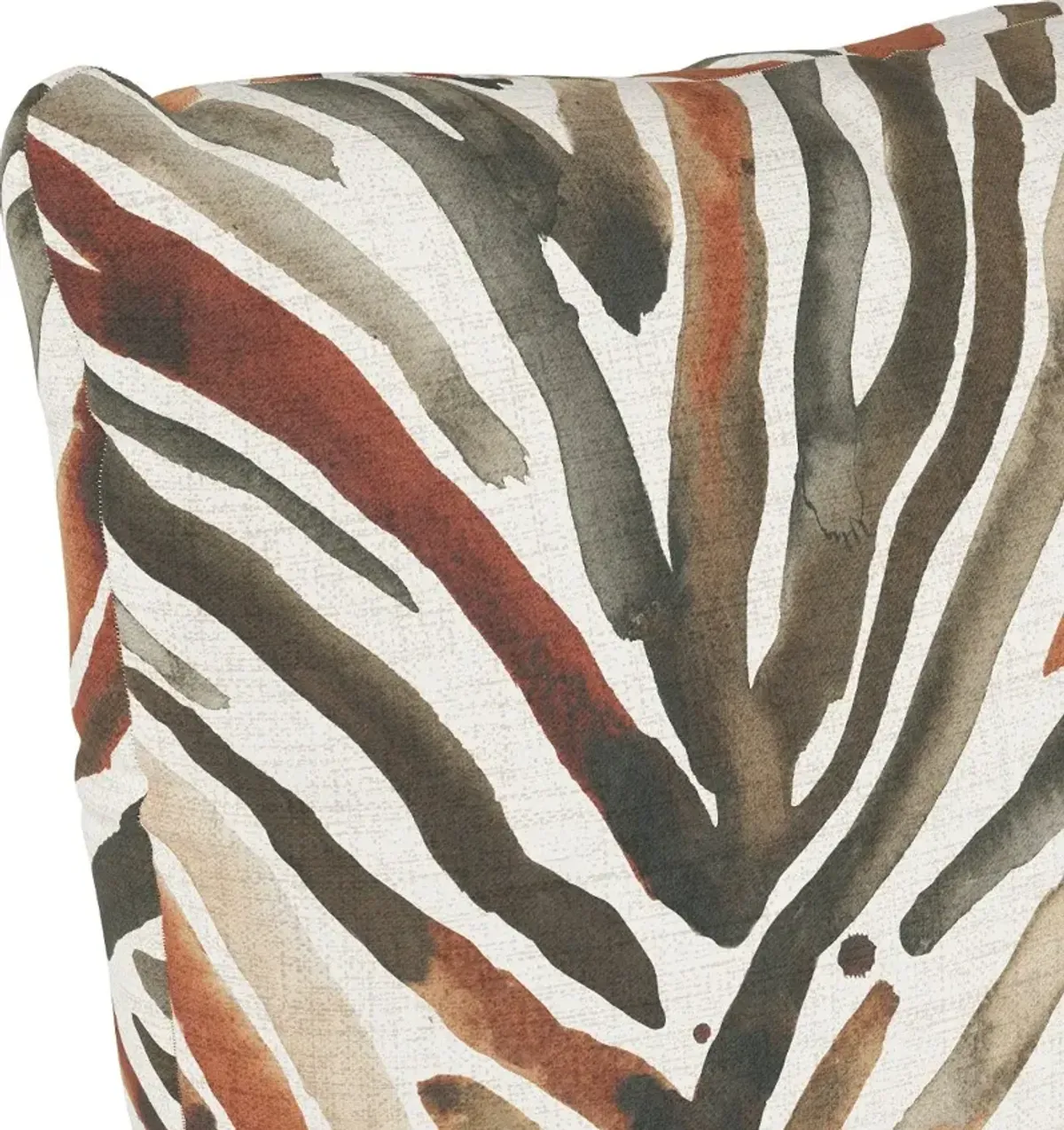 18" Washed Zebra Neutral Pillow - Skyline Furniture