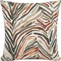 18" Washed Zebra Neutral Pillow - Skyline Furniture