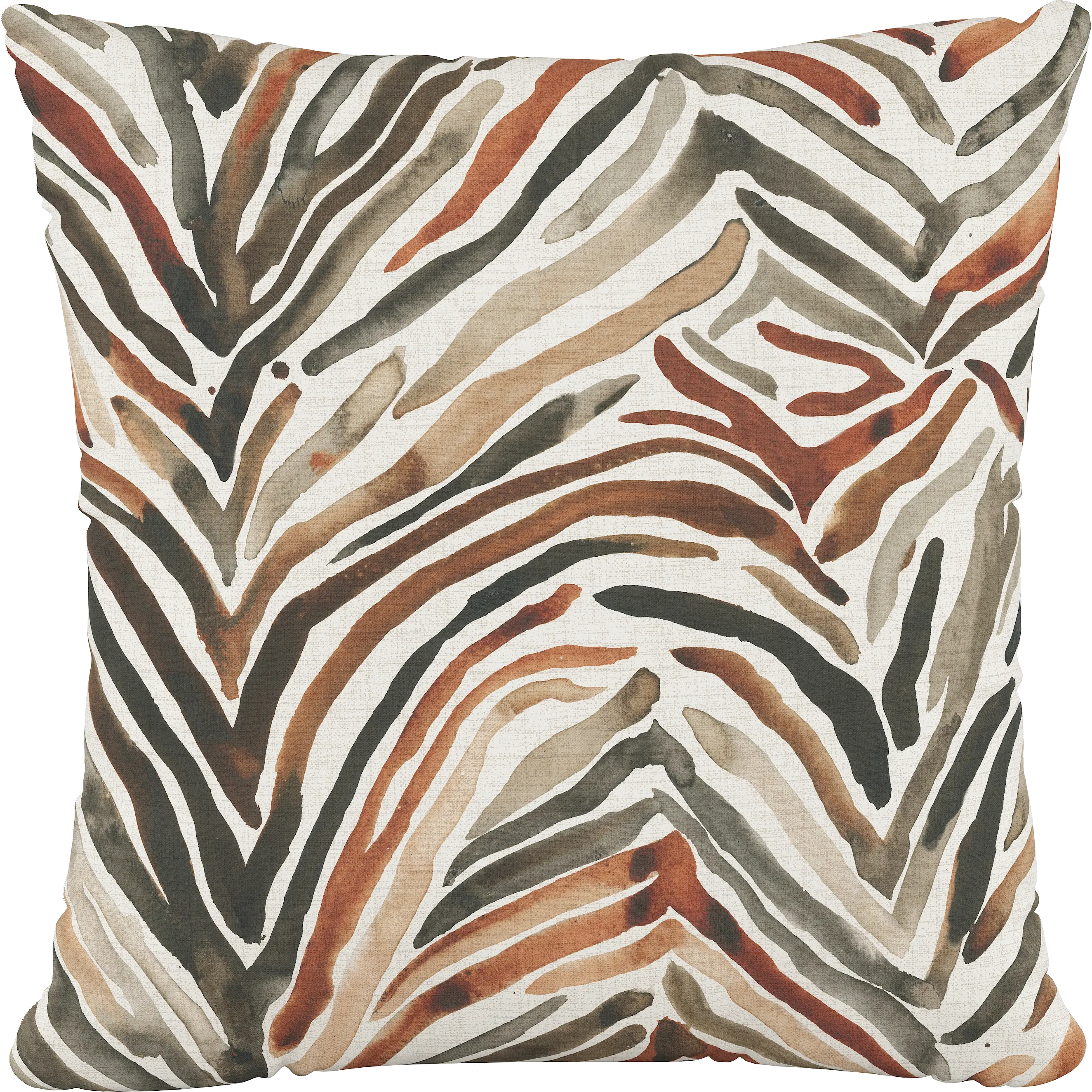 18" Washed Zebra Neutral Pillow - Skyline Furniture