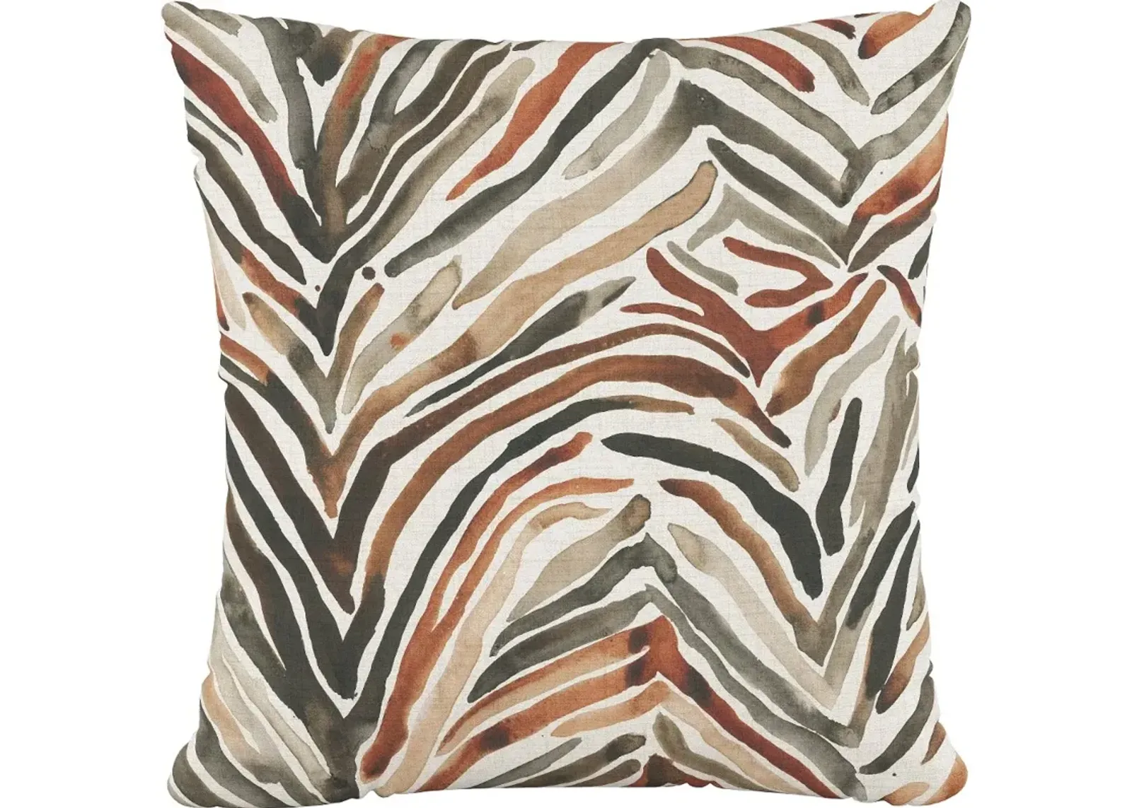 18" Washed Zebra Neutral Pillow - Skyline Furniture