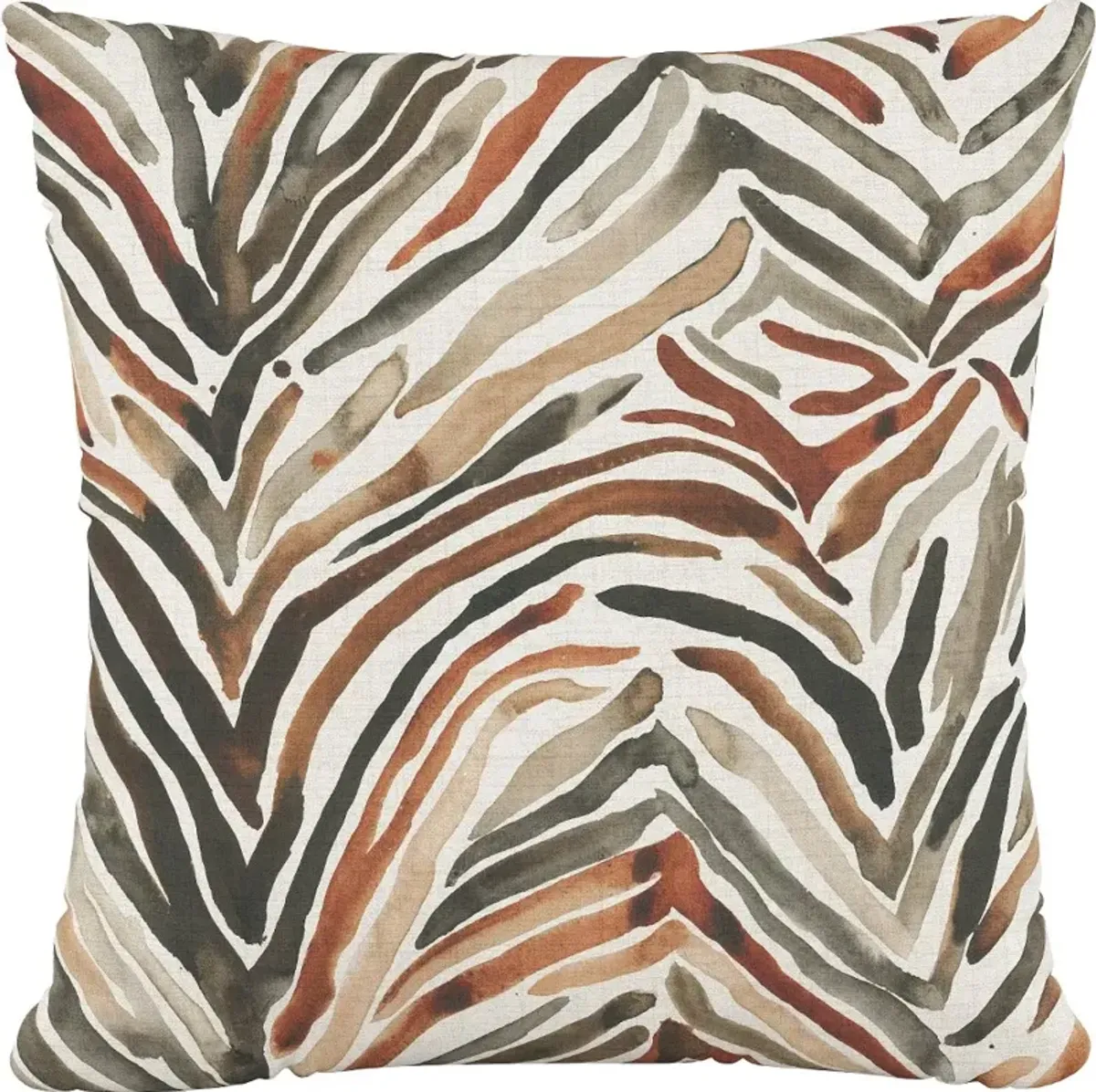 18" Washed Zebra Neutral Pillow - Skyline Furniture