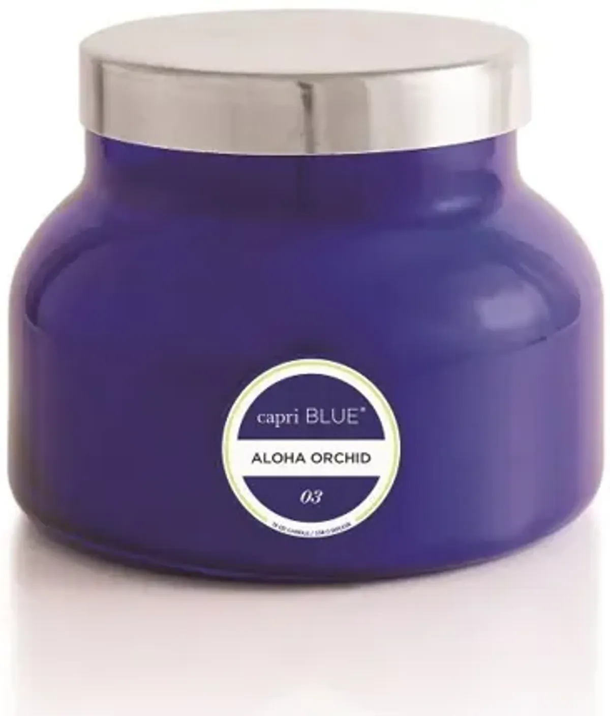 19 oz Aloha Orchid Signature Blue Jar Candle