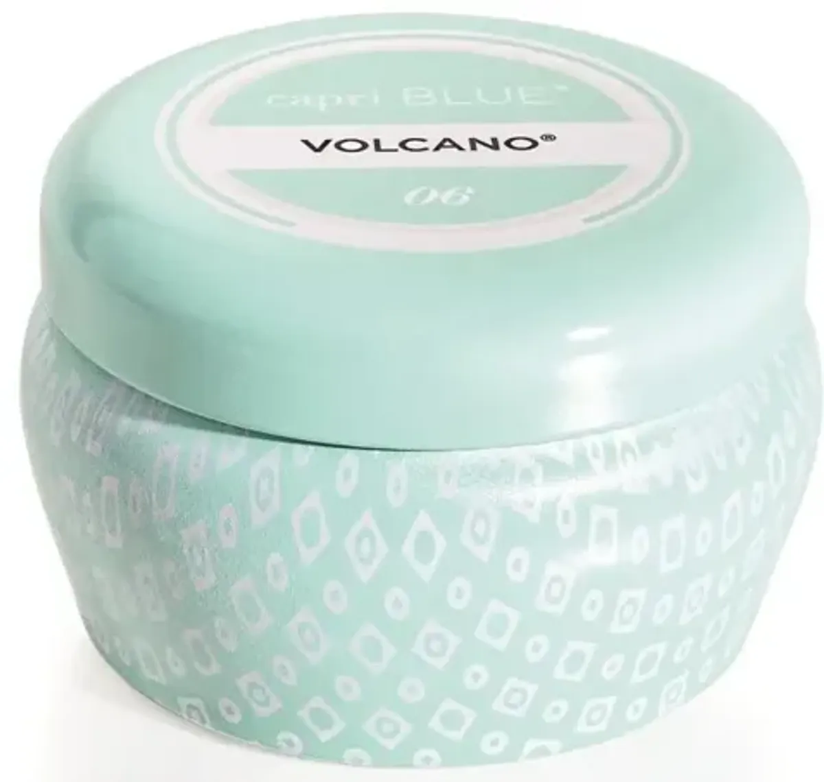 3 oz Volcano Signature Candle in Aqua Mini Tin