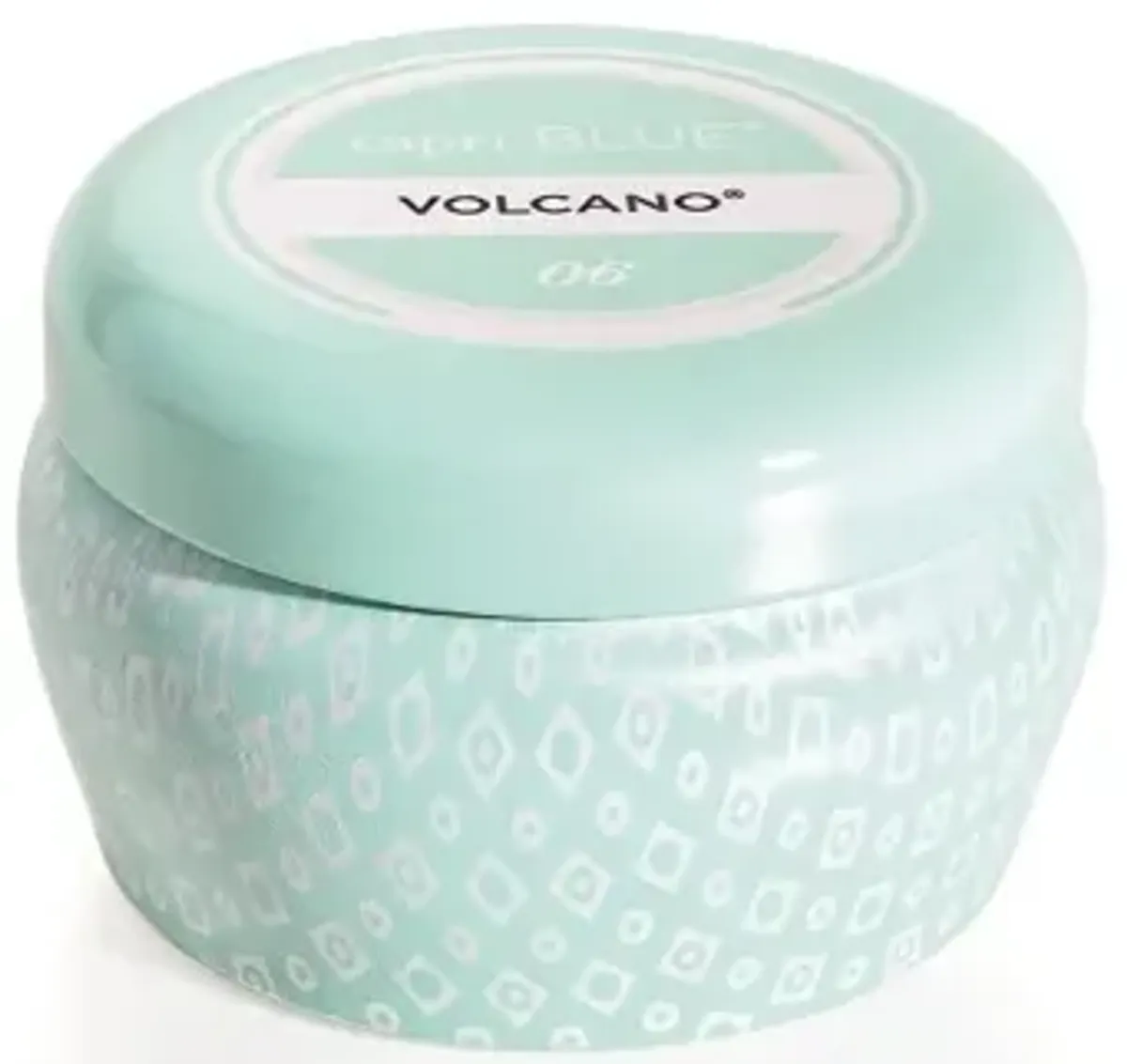 3 oz Volcano Signature Candle in Aqua Mini Tin