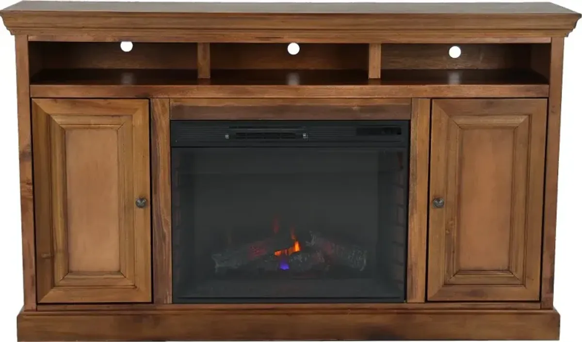 Largo Bourbon 67" Fireplace TV Stand