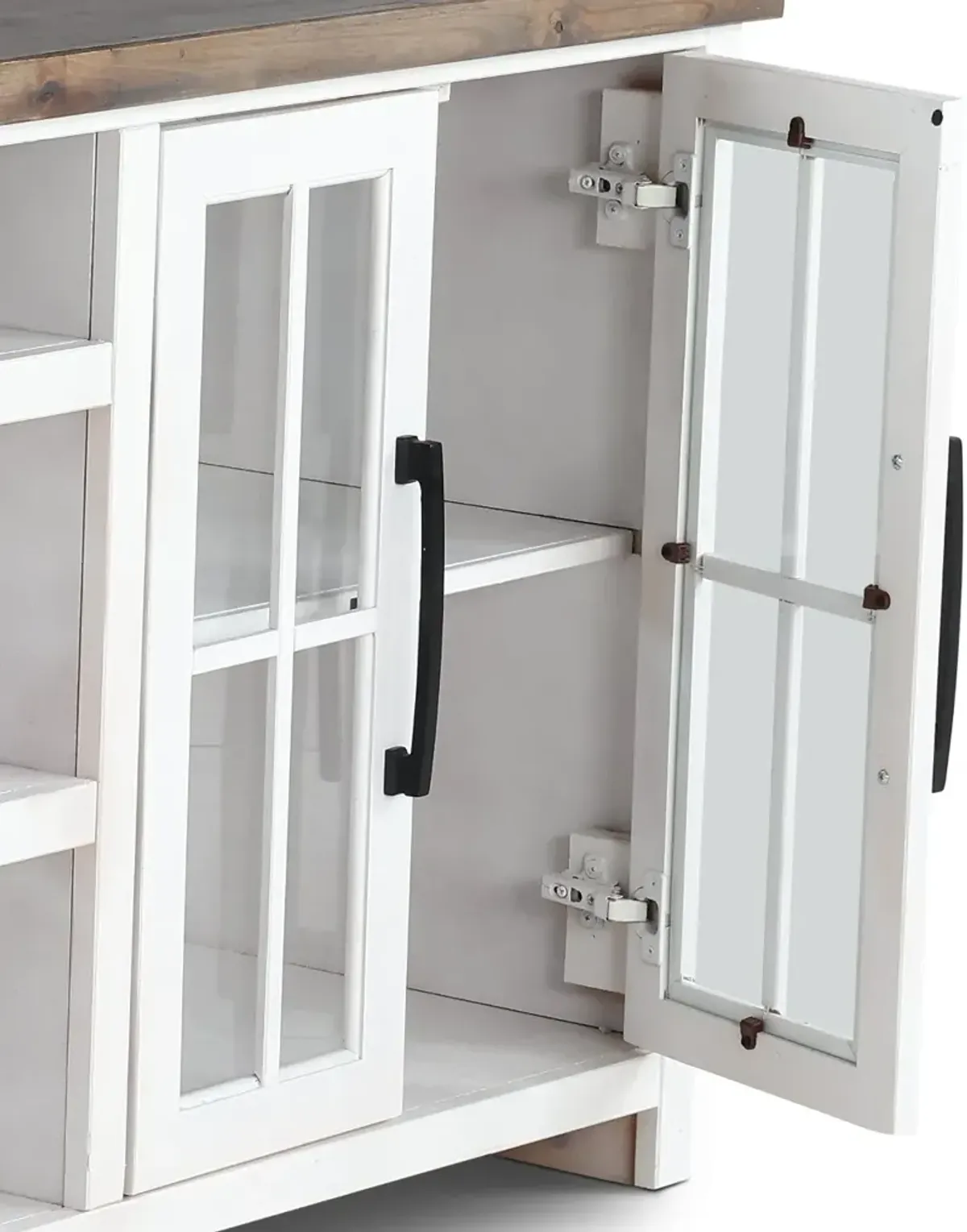 Hampton White TV Stand