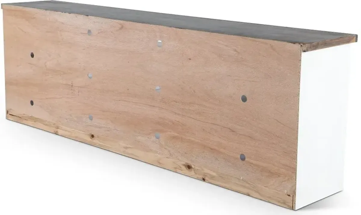 Hampton White TV Stand