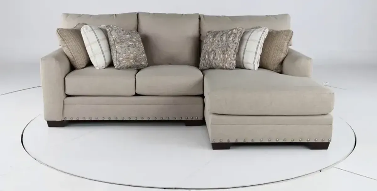 Middleton Beige 2 Piece Chaise Sectional