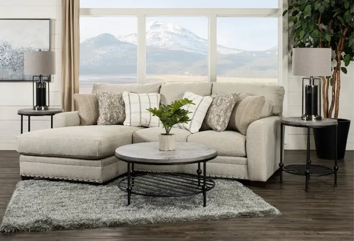 Middleton Beige 2 Piece Chaise Sectional