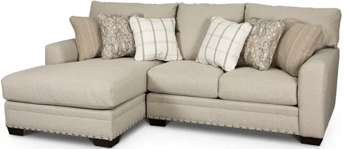 Middleton Beige 2 Piece Chaise Sectional