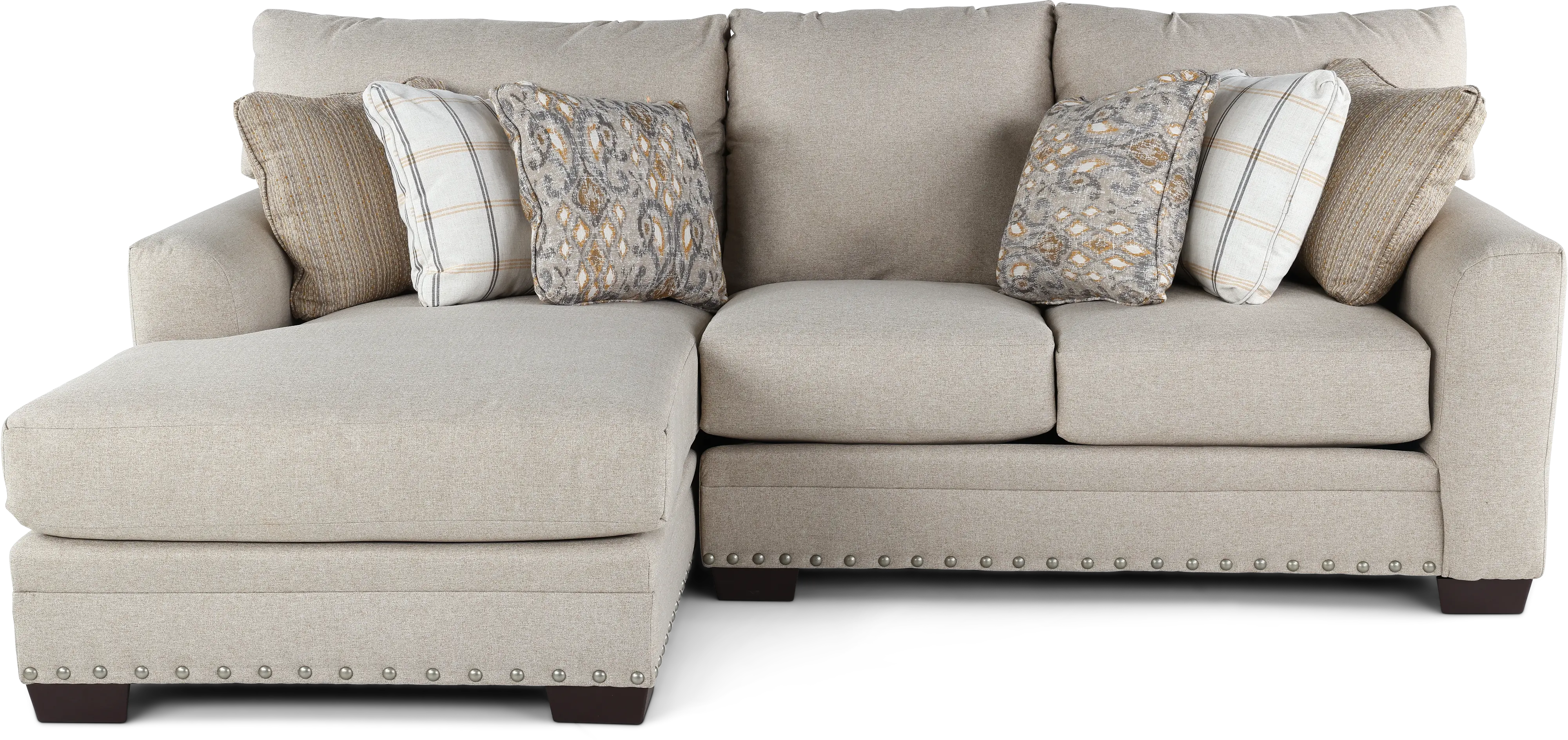 Middleton Beige 2 Piece Chaise Sectional