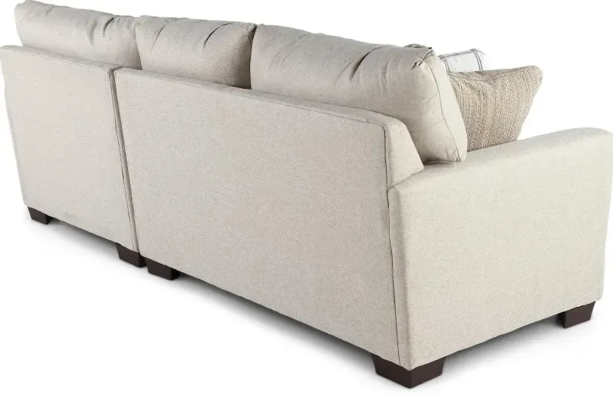 Middleton Beige 2 Piece Chaise Sectional